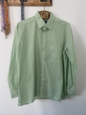 Eterna Mens shirt stripe green