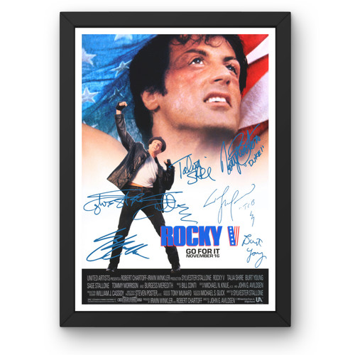 Rocky signed sylvester - rocky,