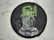 DEATH  PATCH Original 1989 BLUE GRAPE  LEPROSY Vintage Aufnäher 9cm Death Metal 