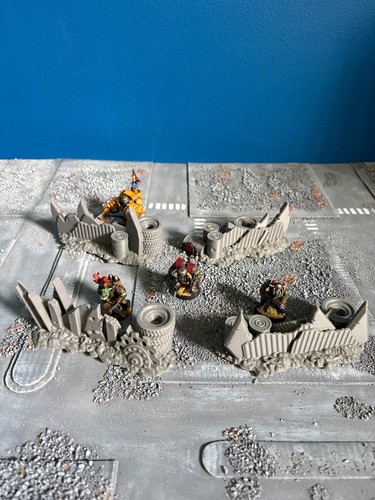 Grimdark ork scrap barricades - scrap,