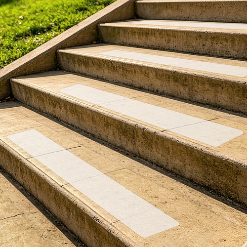 5pack clear stair treads for - stair,
