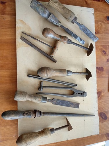 Collection vintage old - of,