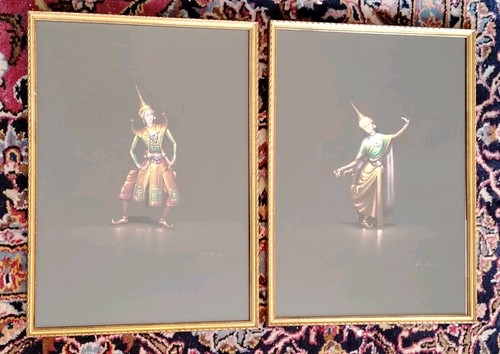 Two vintage paintings - vintage,