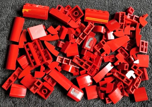 Lego dark red slopes - slopes, bundle