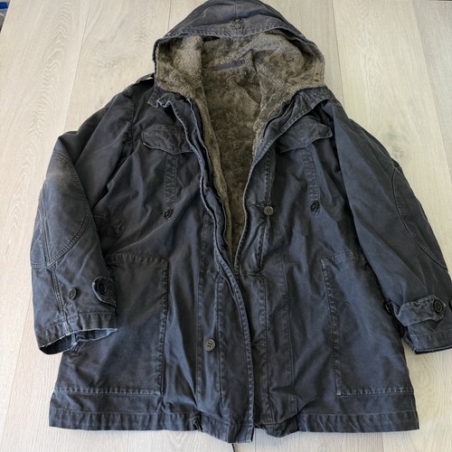 Vintage german army parka with - army,