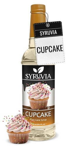 Syruvia cupcake syrup fl - cupcake,