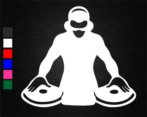 Music vinyl decal sticker - dj,