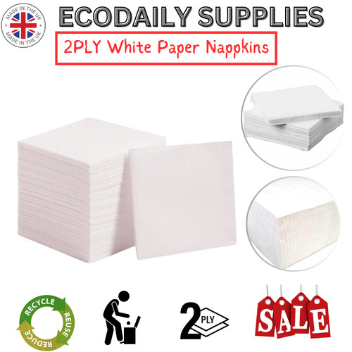 White paper napkins ply - paper,