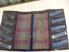 RARE VINTAGE HORSE RACING HANDICAP SADDLE CLOTH + 10 x½ LB WEIGHTS-IDEAL REFURB