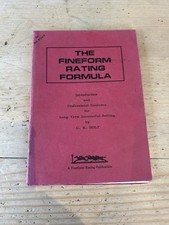 The Fineform Rating Formula