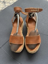 Dune Tan Leather Flatform 4