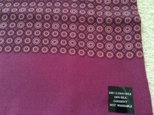 Viyella Purple 100% silk