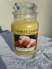 Yankee Candle Large Fireside Treats, Unlit, Rare And Discontinued
