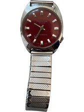 Chancellor De Luxe Wristwatch Antimagnetic Swiss Made Red Dial Spares Repair
