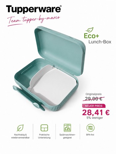 Tupperware eco lunch - tupperware, +