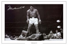 Muhammad ali signed autograph - ali,