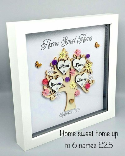 Wooden family tree