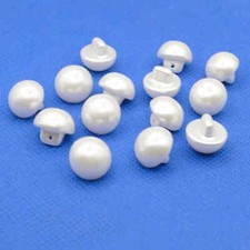 Pearl white half ball domed - pearl,
