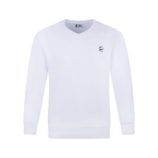 Green Play Sweatshirt White