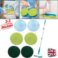 Electric Floating Mop |Rechargeable Motorised Spin Mop | With 6 Cleaning Pads UK