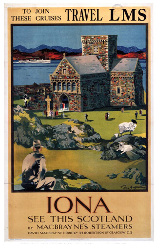Vintage iona scotland - vintage,