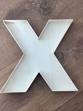 22cm wooden fillable letter