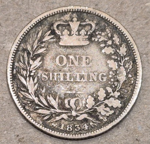 1834 one shilling william - 1834,