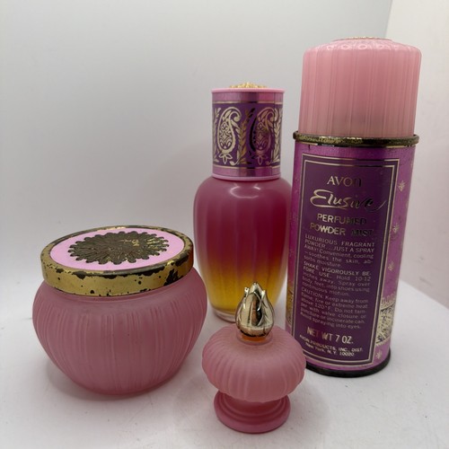 Lot vtg avon elusive - of, 4