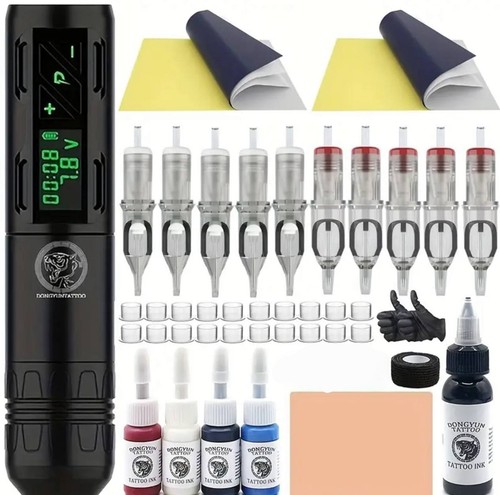 Wireless tattoo machine kit - machine,