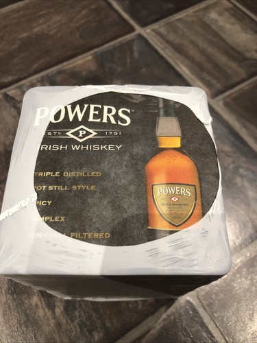 Powers irish whiskey beer mats - irish,