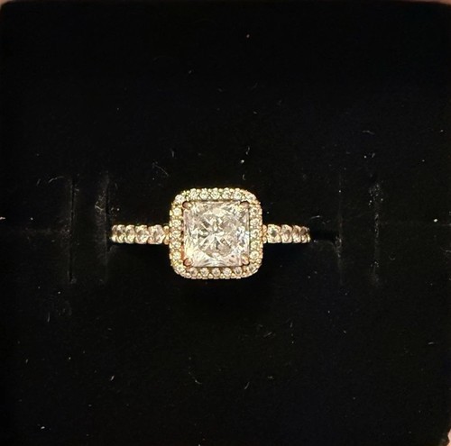 Pandora rose gold square ring