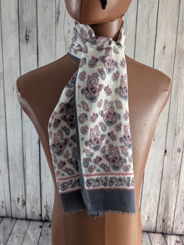 Vintage gents paisley scarf - paisley,
