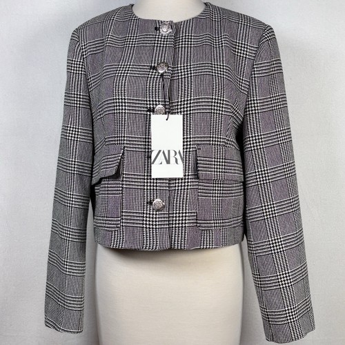 Zara cropped jacket - zara, womens
