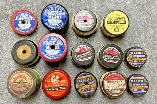 Vintage fishing line 14pc - vintage,