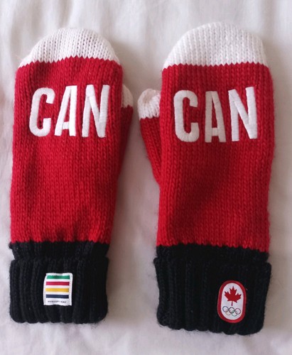 Canadian olympic red mittens - olympic,
