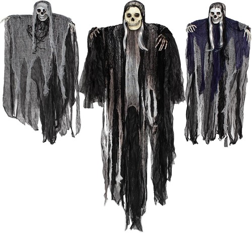 Halloween hanging grim - 3x,