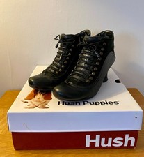 Hush Puppies Vivianna Black Vivianna Victorian Steampunk Ankle Boots Size 5