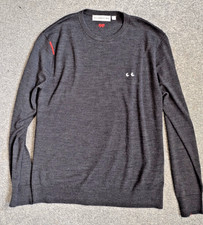 Anya Hindmarsh x Uniqlo 100% Extra Fine Merino Wool JUmper, Dark Grey, Large