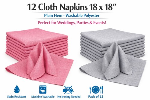 Cloth napkins 18 - cloth, x