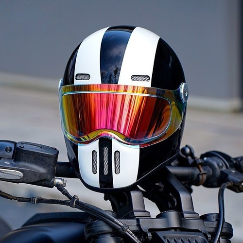Fiberglass motorcycle helmet - motorcycle,