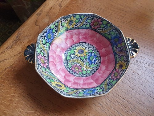 Vintage maling pink - maling, lustre