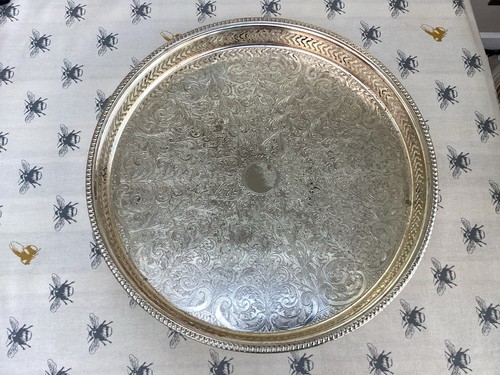 Vintage silver plated gallery - plated,