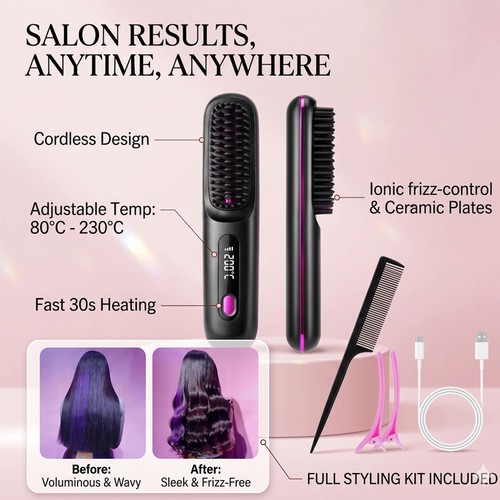 Portable hair straightener - portable,