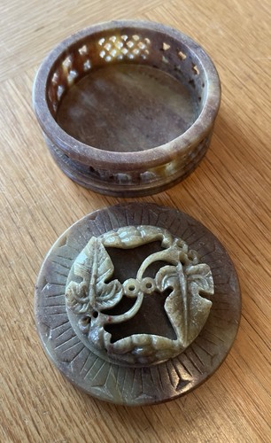 Vintage carved soapstone - vintage,
