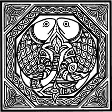 'Celtic Fish Motif' Unmounted