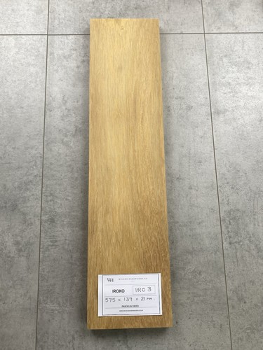 575x139x21mm iroko par solid - 575x139x21mm,