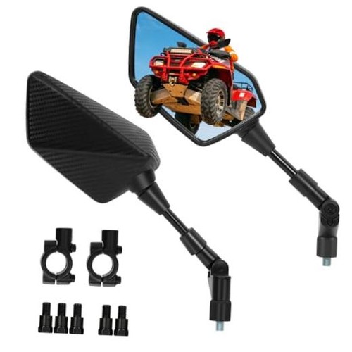 Atv mirror 180 folding - atv, mirror,