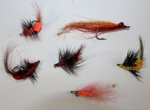 Lot six vintage flies fly - of,
