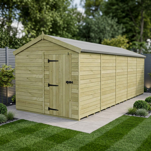 Apex shed single door - (single,