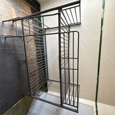 Black Colour Metal Bunk Beds Without Mattresses